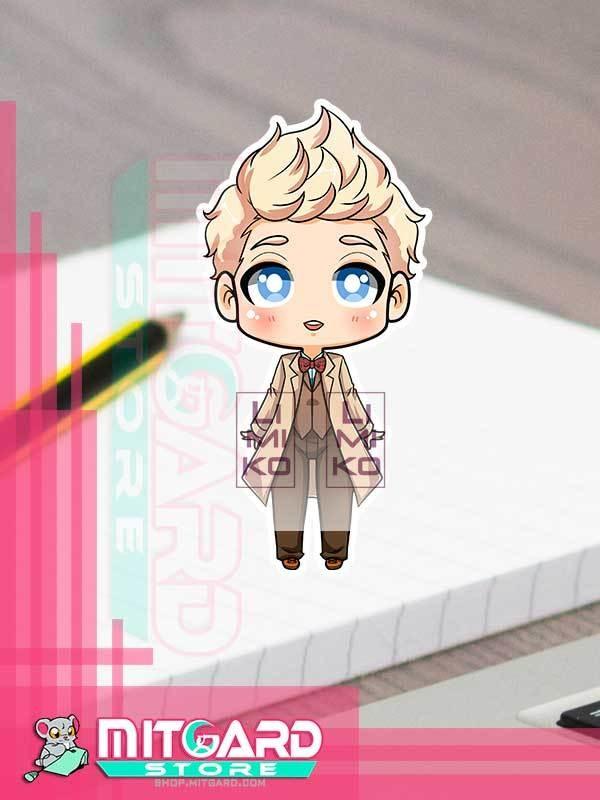 GOOD OMENS Aziraphale Sticker vinil adhesive anime by Limiko’s Art - 1